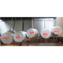 Qty 9 Misc. Pots, Various Sizes