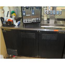 True TBB-2 Back Bar Cooler w/ 5-Tap Dispenser