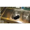 Image 4 : Eagle B5C-33 Sink, 3-Compartment, 5' x 2' x 34"H