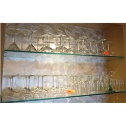 Approx. 28 Margarita & Martini Glasses, 6 Wine Chillers, 9 Irish Coffee Glasses, 11 Glass Carafes & 