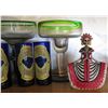 Image 4 : Decorative Cats, Skull, Margarita Glasses, Misc. Plastic Containers, 2 Qt Containers, Shakers, Misc.