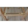 Image 11 : Round Sand Colored Granite Bar Height Table (23.5" Dia, 42" H) & Two Waymar Chairs