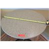 Image 4 : Round Sand Colored Granite Bar Height Table (30" Dia, 44" H) & Two Waymar Chairs