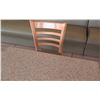 Image 4 : Granite Sand Color Table w/Metal Base (24" x 30 x 29.5" H) & Two Waymar Chairs