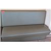 Image 1 : Long Upholstered Wall Bench, 59" wide, 19" deep, 17" seat height