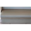 Image 7 : Long Upholstered Wall Bench, 92" wide, 19" deep, 17" seat height