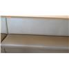 Image 2 : Long Upholstered Wall Bench, 92" wide, 19" deep, 17" seat height