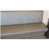 Image 4 : Long Upholstered Wall Bench, 92" wide, 19" deep, 17" seat height