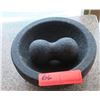 Image 1 : Mortar and Pestle Set, Natural Stone, Approx. 8" Dia.