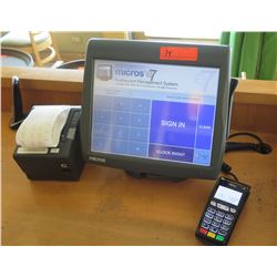 Micros POS System w/Micros Cash Drawer & Printer