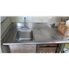 Image 2 : Large Single Compartment Sink 54" x 36"D, 36"H