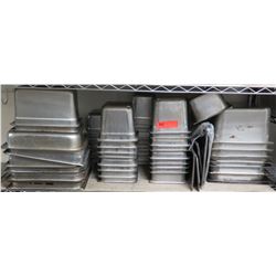 Lot of Misc. Steam Table Pans, Hotel Pans - Various Types & Sizes