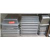 Image 1 : Lot of Clear Plastic Storage Containers & Hotel Pans
