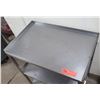 Image 2 : Stainless Steel Rolling Cart w/3 Shelves (no handle) 24" x 15.5" x 31"H
