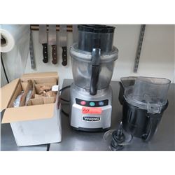 Waring WFP16SCD Food Processor, 4 Qt Bowl, New & Unused Dicing Blade & Accessories -Retail $879