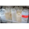 Image 3 : Lot of Plastic Food Prep Bottles/Containers