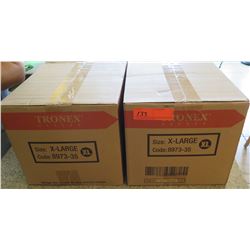 2 Boxes of Tronex Gloves, Size XL