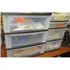 Image 1 : Plastic Containers w/ Misc Supplies