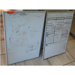 2 Dry Erase Boards, 24" x 36"