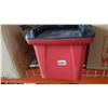 Image 2 : BOX OF HARD HATS AND TOOL BOX W/ CONTENTS