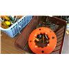 Image 3 : TRAY OF TOOLS, FISH TAPE, AND SKILSAW