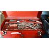 Image 2 : RED BEACH TOOL BOX W/ CONTENTS