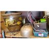 Image 1 : PLANTERS, MAGAZINE AND WINE RACKS, AND GAS CAN