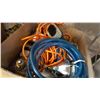 Image 2 : BOX OF EXTENTION CORDS AND LIGHTS