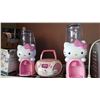 Image 1 : TWO HELLO KITTY DRINK DISPENSERS AND BOOMBOX