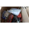 Image 2 : BOX OF POWER TOOLS AND HARDWARE