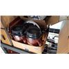 Image 1 : BOX OF PRESSURE COOKER BBQ SET AND GIANT MUGS