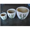 Image 1 : 3 PIECE PLANTER POT SET