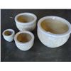 Image 1 : 4 PIECE PLANTER POT SET