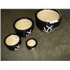Image 2 : 4 PIECE PLANTER POT SET