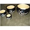 Image 1 : 4 PIECE PLANTER POT SET