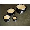 Image 2 : 4 PIECE PLANTER POT SET