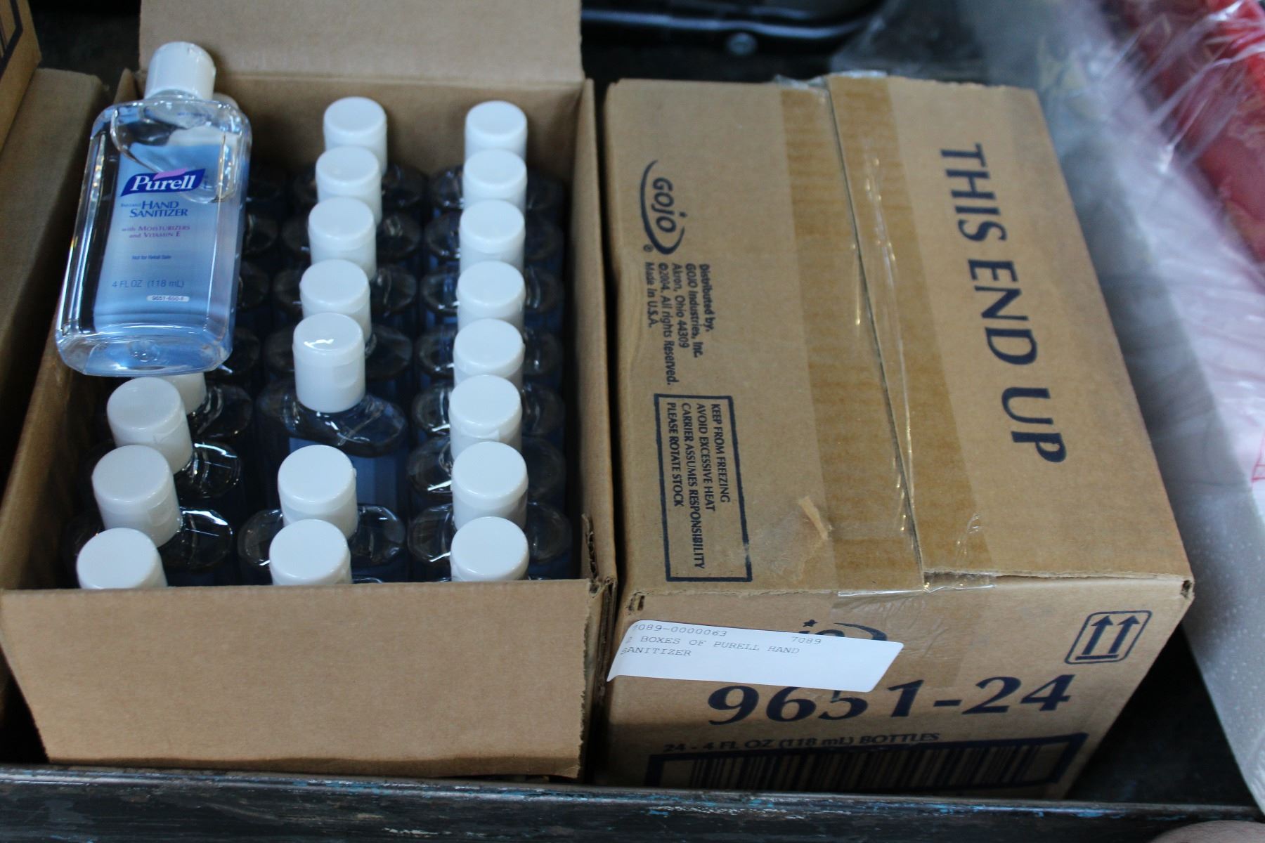 Purell Box 2 BOXES OF PURELL HAND SANITIZER - Big Valley Auction