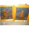 Image 1 : PAIR EASTERN COPPER EMBOSSED PICTURES