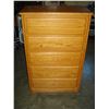 Image 1 : 5 DRAWER OAK DRESSER