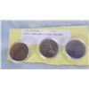 Image 1 : THREE CANAIDAN SILVER DOLLARS