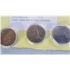 Image 2 : THREE CANAIDAN SILVER DOLLARS