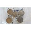 Image 2 : FIVE KING GEORGE NICKELS