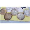 Image 2 : FIVE 1963 CANADIAN SILVER DOLLARS