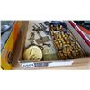 Image 1 : TRAY OF LOCKS, KEYS, AND STAMPS