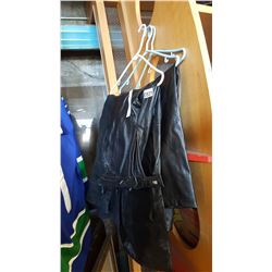 LOT OF SIZE 4 LEATHER AND SUEDE PANTS