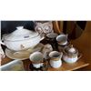Image 2 : OWL COOKIE JAR AND CHINA