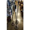 Image 1 : 3 GREY FLOOR LAMPS