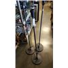 Image 2 : 3 GREY FLOOR LAMPS