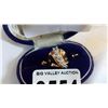 Image 2 : 10KT GOLD EARRINGS AND LADIES DINNER RING
