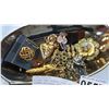 Image 2 : SILVER TRAY ESTATE PINS, WEST GERMAN NECKLACE, ETC.